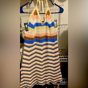 woven beach dress